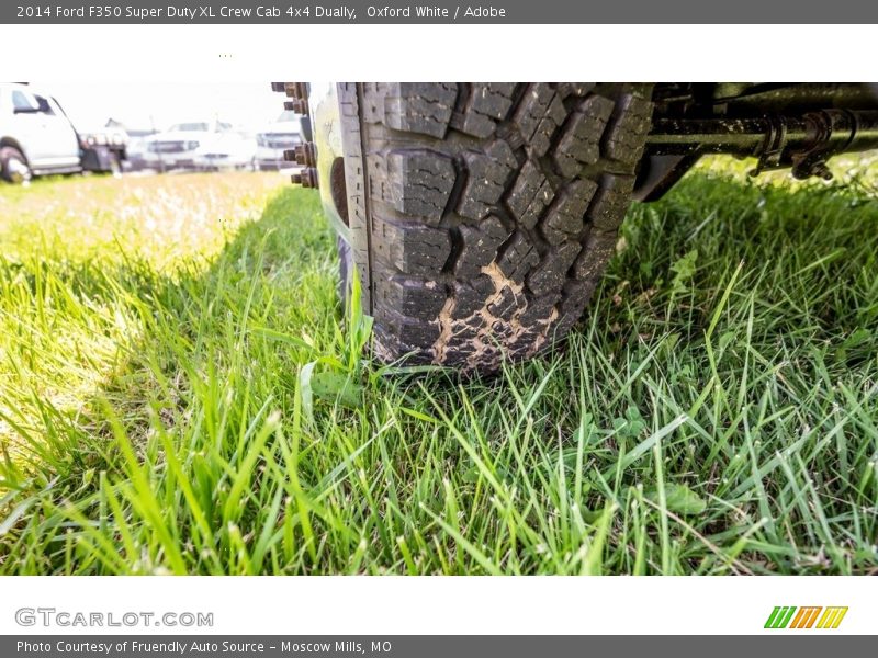 Oxford White / Adobe 2014 Ford F350 Super Duty XL Crew Cab 4x4 Dually