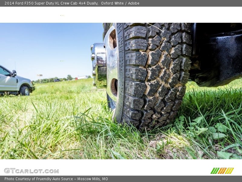Oxford White / Adobe 2014 Ford F350 Super Duty XL Crew Cab 4x4 Dually