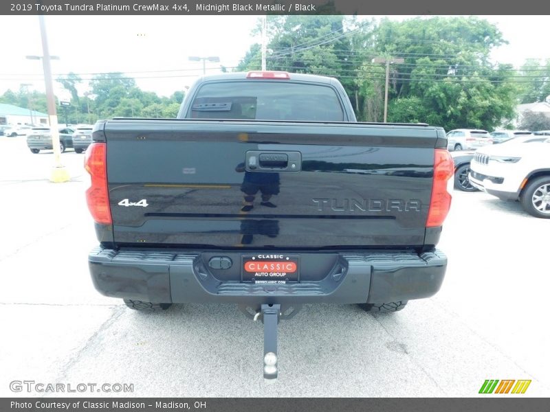 Midnight Black Metallic / Black 2019 Toyota Tundra Platinum CrewMax 4x4