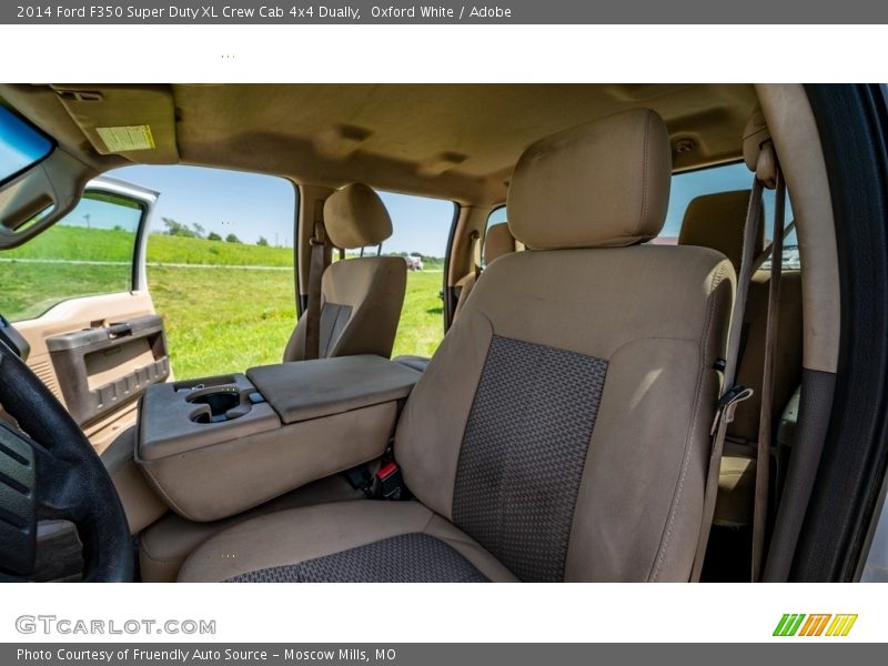 Oxford White / Adobe 2014 Ford F350 Super Duty XL Crew Cab 4x4 Dually