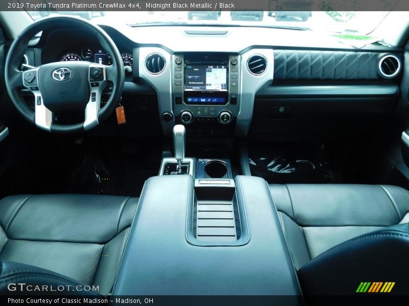 Midnight Black Metallic / Black 2019 Toyota Tundra Platinum CrewMax 4x4