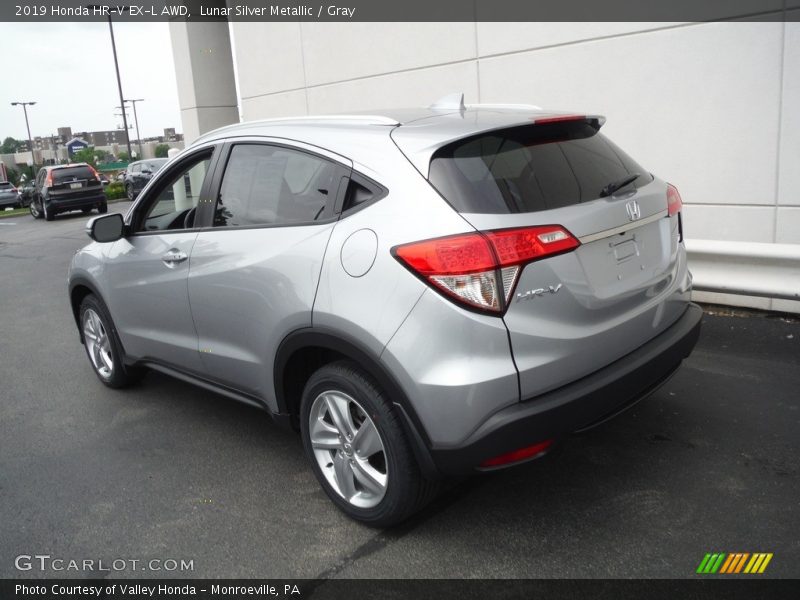 Lunar Silver Metallic / Gray 2019 Honda HR-V EX-L AWD