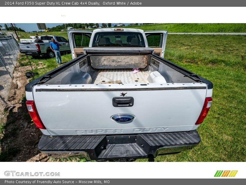 Oxford White / Adobe 2014 Ford F350 Super Duty XL Crew Cab 4x4 Dually