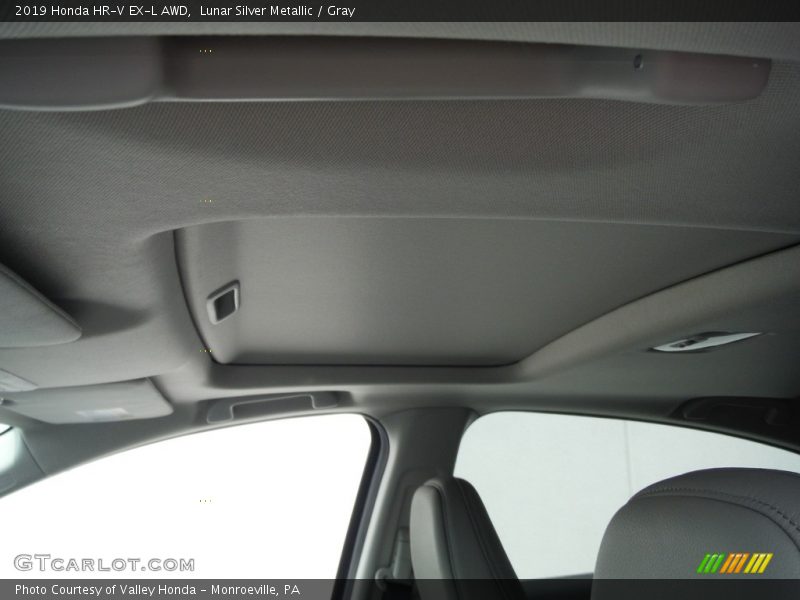 Lunar Silver Metallic / Gray 2019 Honda HR-V EX-L AWD