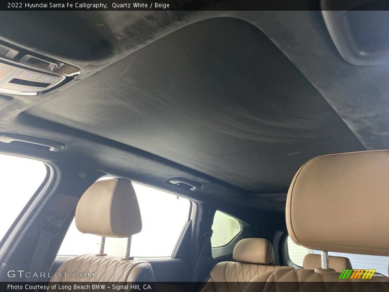 Quartz White / Beige 2022 Hyundai Santa Fe Calligraphy