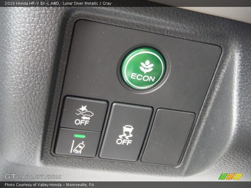 Lunar Silver Metallic / Gray 2019 Honda HR-V EX-L AWD