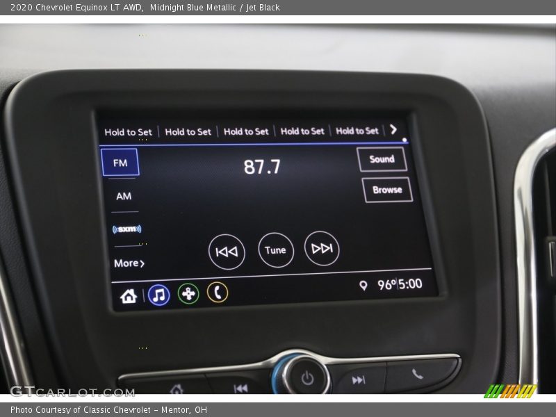 Midnight Blue Metallic / Jet Black 2020 Chevrolet Equinox LT AWD