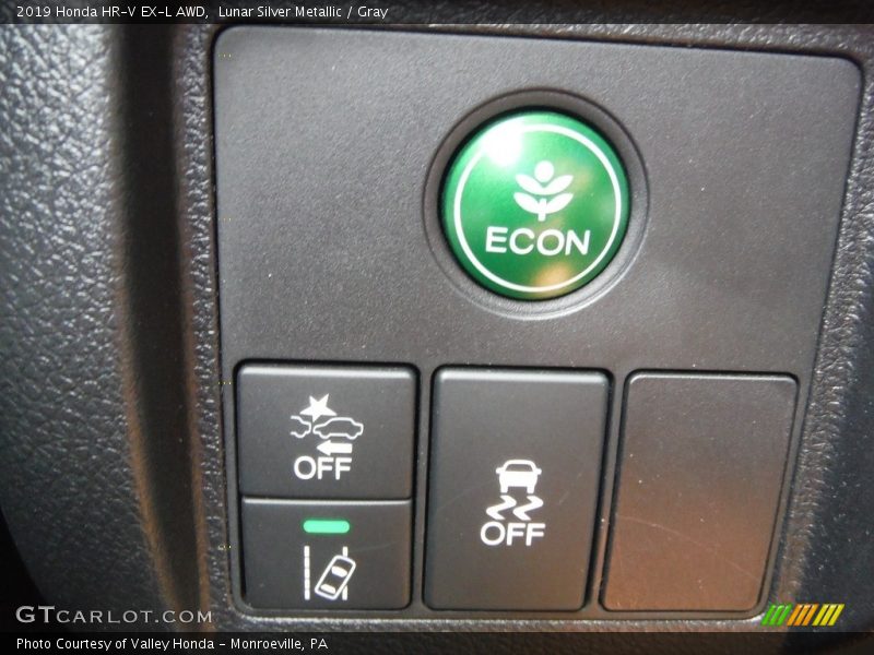 Lunar Silver Metallic / Gray 2019 Honda HR-V EX-L AWD