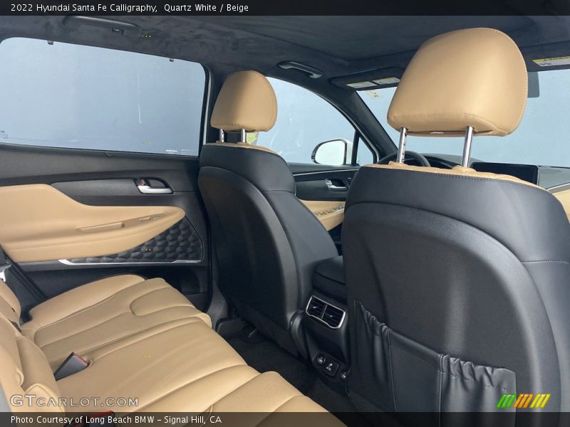 Rear Seat of 2022 Santa Fe Calligraphy