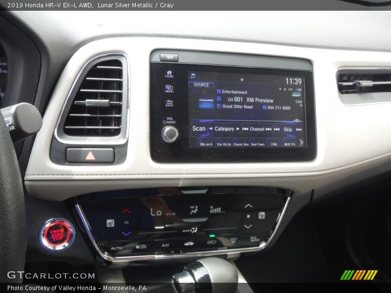 Lunar Silver Metallic / Gray 2019 Honda HR-V EX-L AWD