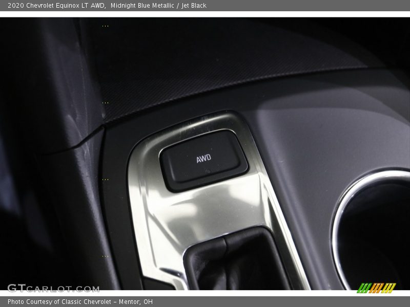 Midnight Blue Metallic / Jet Black 2020 Chevrolet Equinox LT AWD