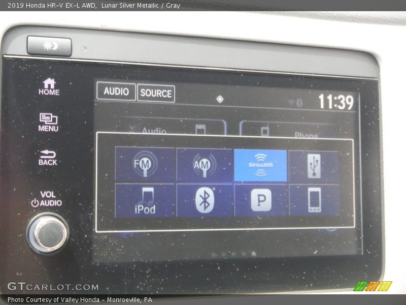 Lunar Silver Metallic / Gray 2019 Honda HR-V EX-L AWD