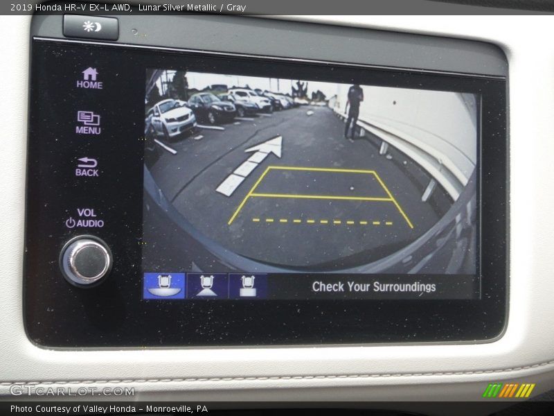 Lunar Silver Metallic / Gray 2019 Honda HR-V EX-L AWD