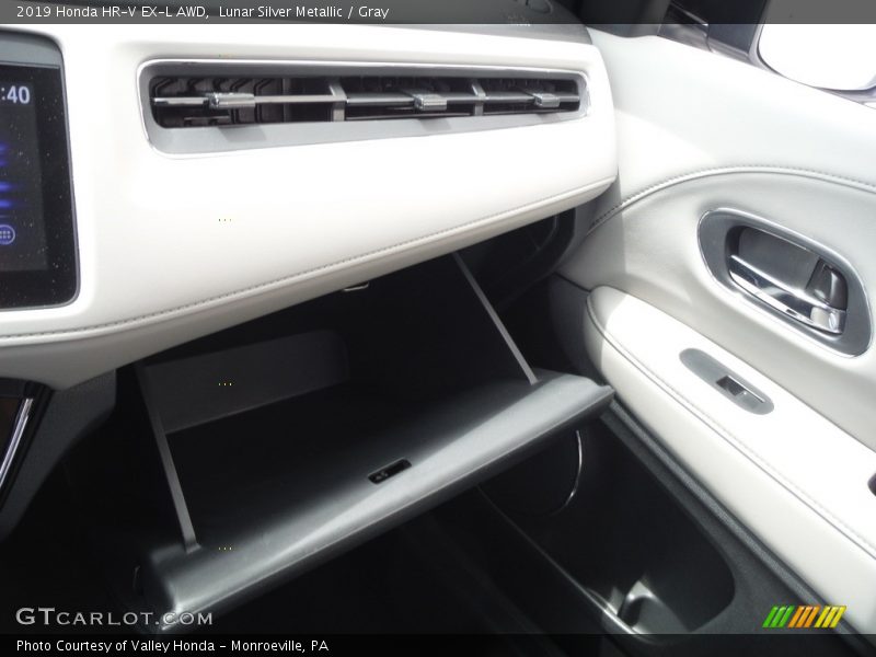 Lunar Silver Metallic / Gray 2019 Honda HR-V EX-L AWD