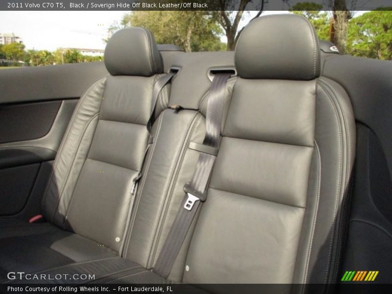 Black / Soverign Hide Off Black Leather/Off Black 2011 Volvo C70 T5