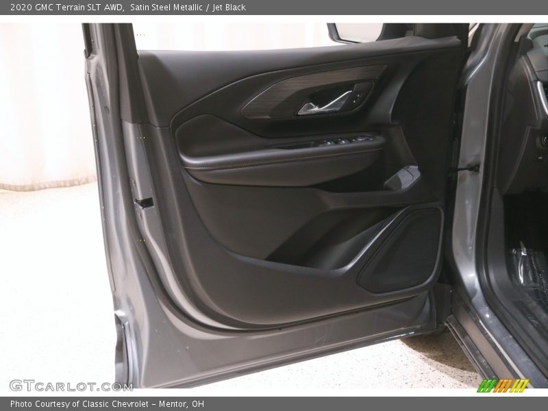 Satin Steel Metallic / Jet Black 2020 GMC Terrain SLT AWD