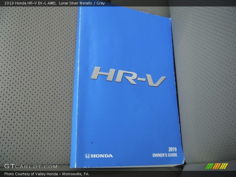 Lunar Silver Metallic / Gray 2019 Honda HR-V EX-L AWD