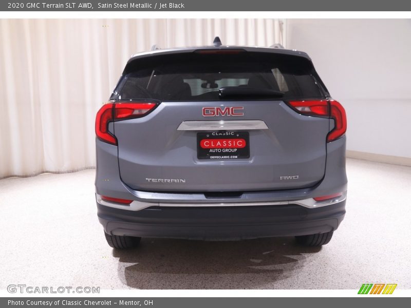Satin Steel Metallic / Jet Black 2020 GMC Terrain SLT AWD