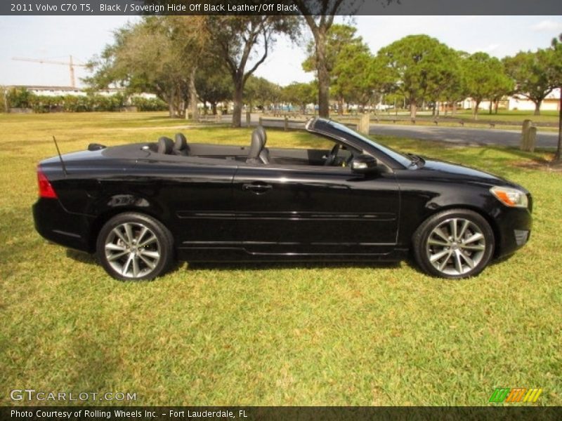 Black / Soverign Hide Off Black Leather/Off Black 2011 Volvo C70 T5