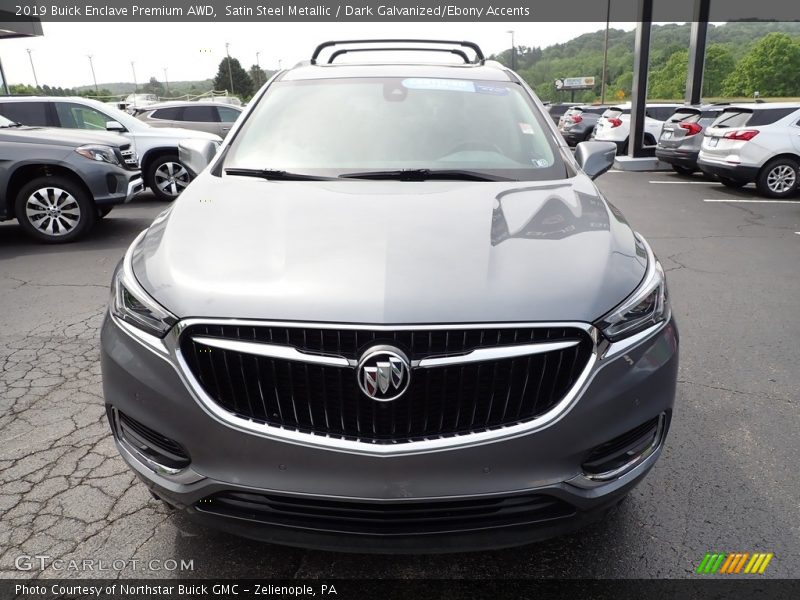 Satin Steel Metallic / Dark Galvanized/Ebony Accents 2019 Buick Enclave Premium AWD