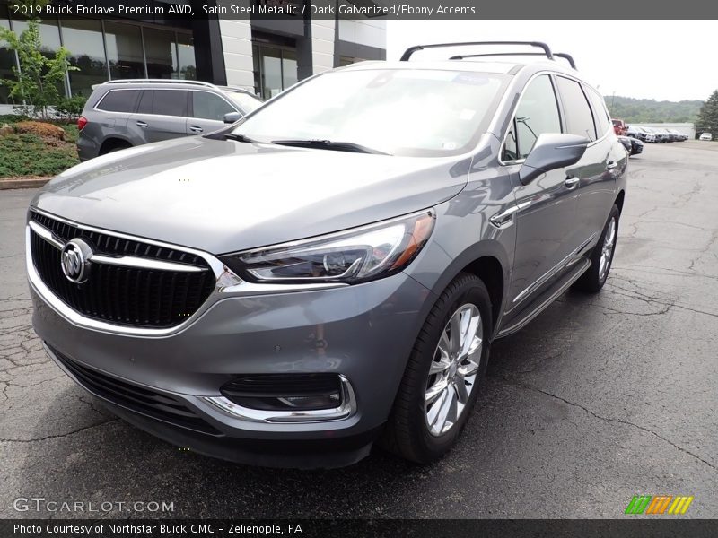 Satin Steel Metallic / Dark Galvanized/Ebony Accents 2019 Buick Enclave Premium AWD