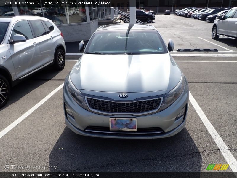 Aluminum Silver Metallic / Black 2015 Kia Optima EX Hybrid