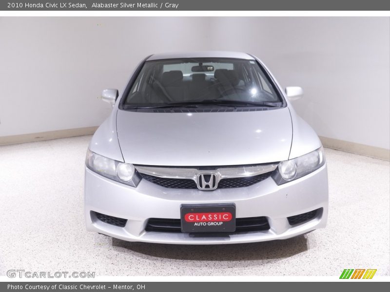 Alabaster Silver Metallic / Gray 2010 Honda Civic LX Sedan