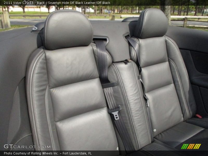 Black / Soverign Hide Off Black Leather/Off Black 2011 Volvo C70 T5
