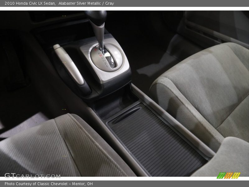 Alabaster Silver Metallic / Gray 2010 Honda Civic LX Sedan