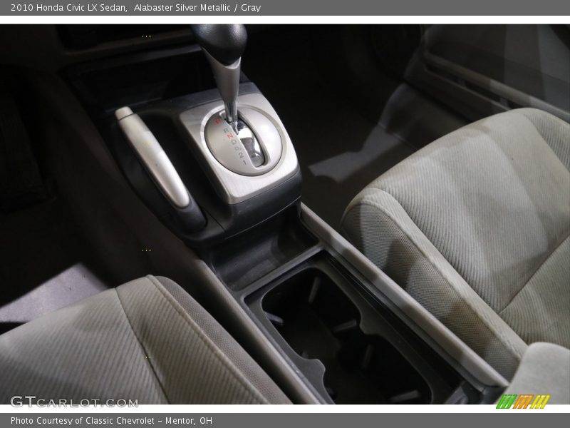Alabaster Silver Metallic / Gray 2010 Honda Civic LX Sedan