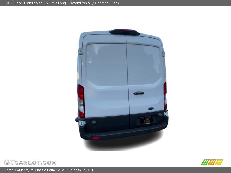 Oxford White / Charcoal Black 2018 Ford Transit Van 250 MR Long