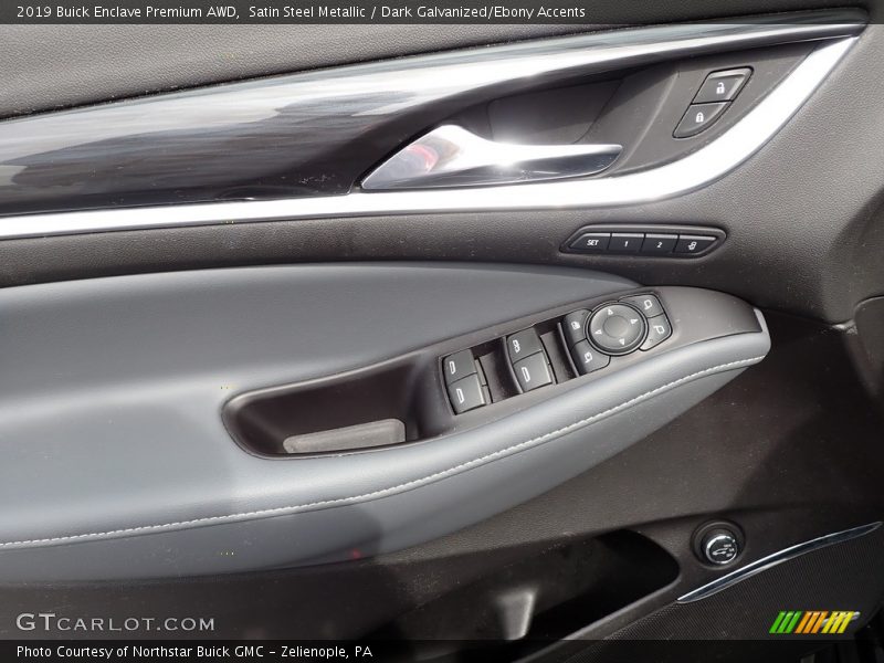 Satin Steel Metallic / Dark Galvanized/Ebony Accents 2019 Buick Enclave Premium AWD