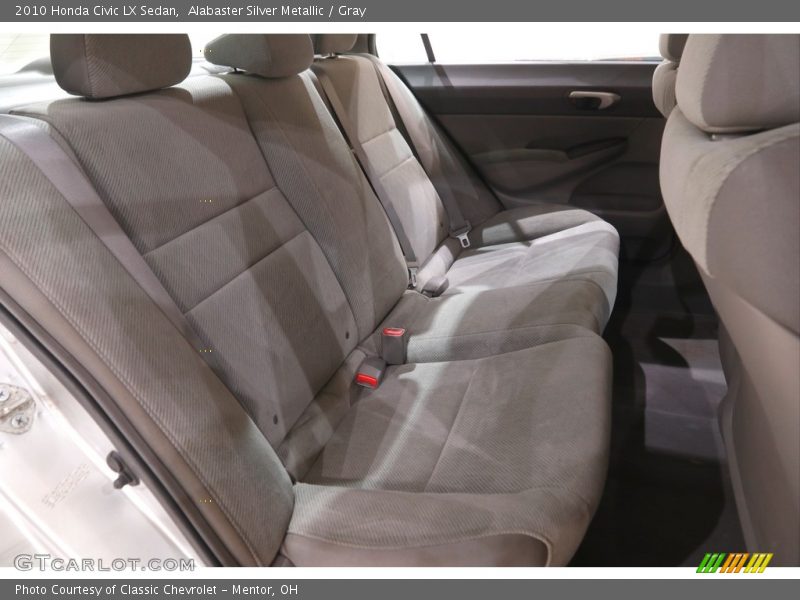 Alabaster Silver Metallic / Gray 2010 Honda Civic LX Sedan