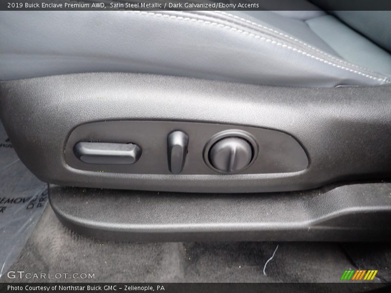 Satin Steel Metallic / Dark Galvanized/Ebony Accents 2019 Buick Enclave Premium AWD