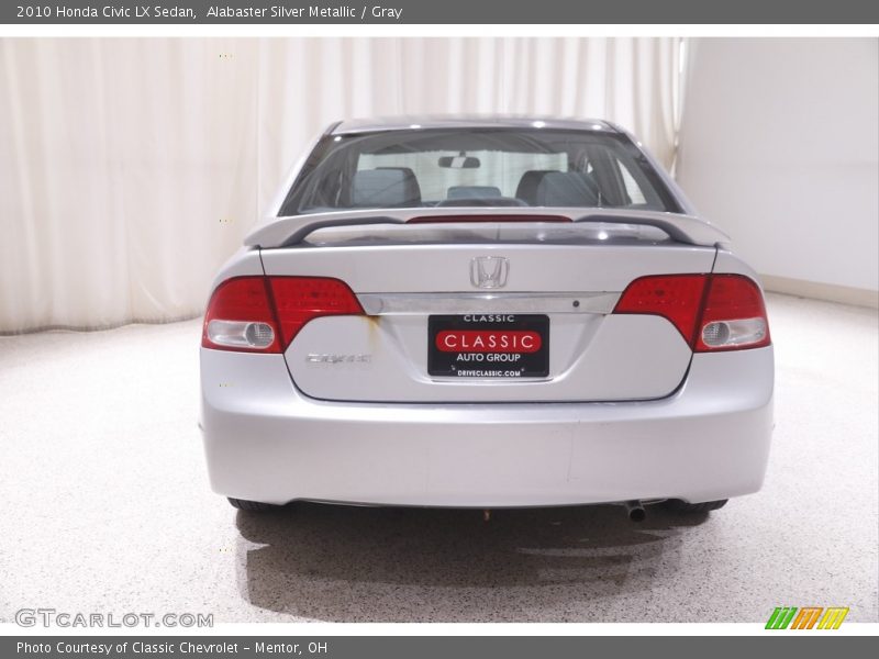 Alabaster Silver Metallic / Gray 2010 Honda Civic LX Sedan