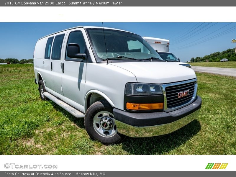 Summit White / Medium Pewter 2015 GMC Savana Van 2500 Cargo