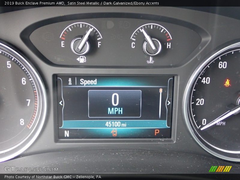 Satin Steel Metallic / Dark Galvanized/Ebony Accents 2019 Buick Enclave Premium AWD
