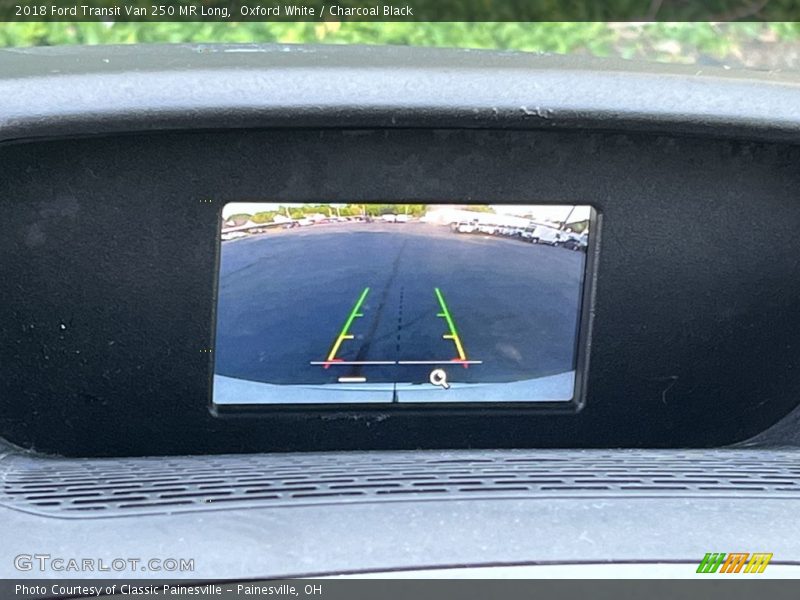 Oxford White / Charcoal Black 2018 Ford Transit Van 250 MR Long