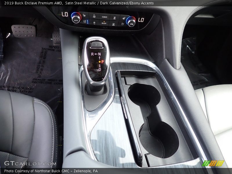 Satin Steel Metallic / Dark Galvanized/Ebony Accents 2019 Buick Enclave Premium AWD