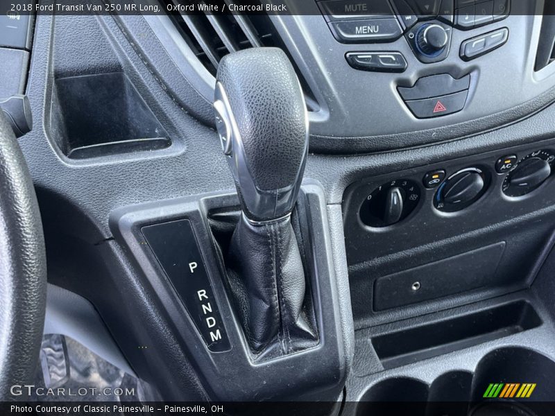 Oxford White / Charcoal Black 2018 Ford Transit Van 250 MR Long
