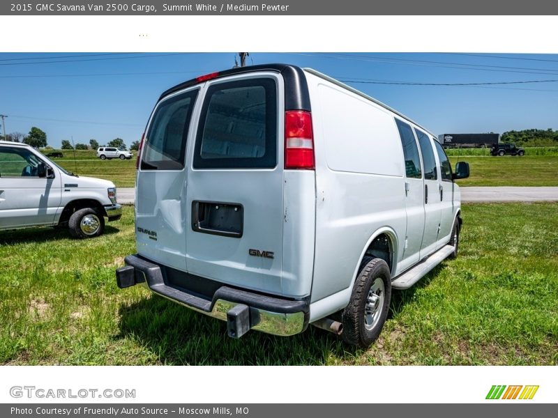 Summit White / Medium Pewter 2015 GMC Savana Van 2500 Cargo