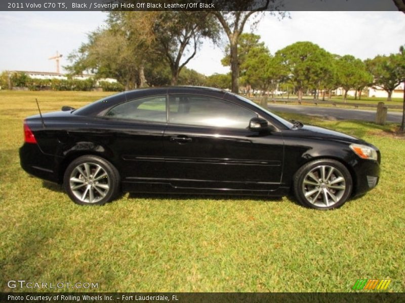 Black / Soverign Hide Off Black Leather/Off Black 2011 Volvo C70 T5