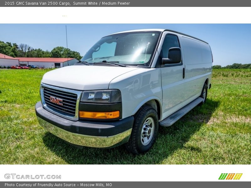 Summit White / Medium Pewter 2015 GMC Savana Van 2500 Cargo