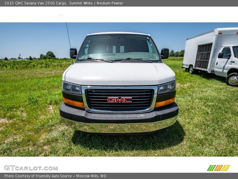 Summit White / Medium Pewter 2015 GMC Savana Van 2500 Cargo