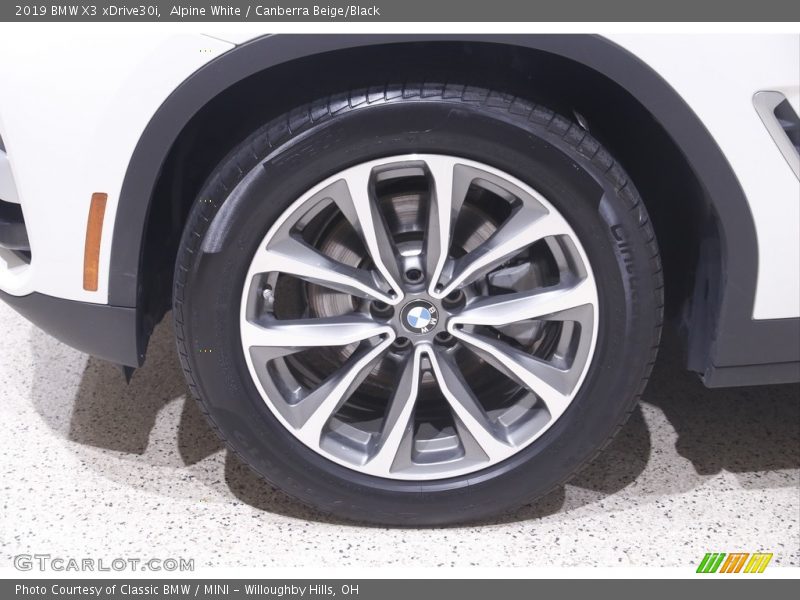 Alpine White / Canberra Beige/Black 2019 BMW X3 xDrive30i
