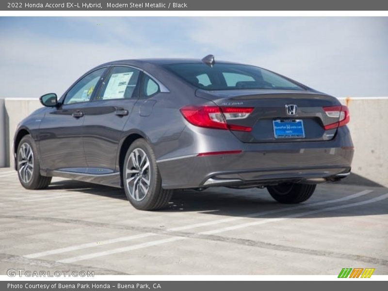 Modern Steel Metallic / Black 2022 Honda Accord EX-L Hybrid