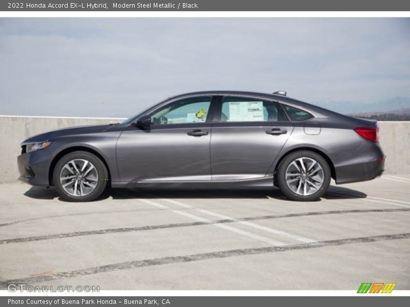 Modern Steel Metallic / Black 2022 Honda Accord EX-L Hybrid