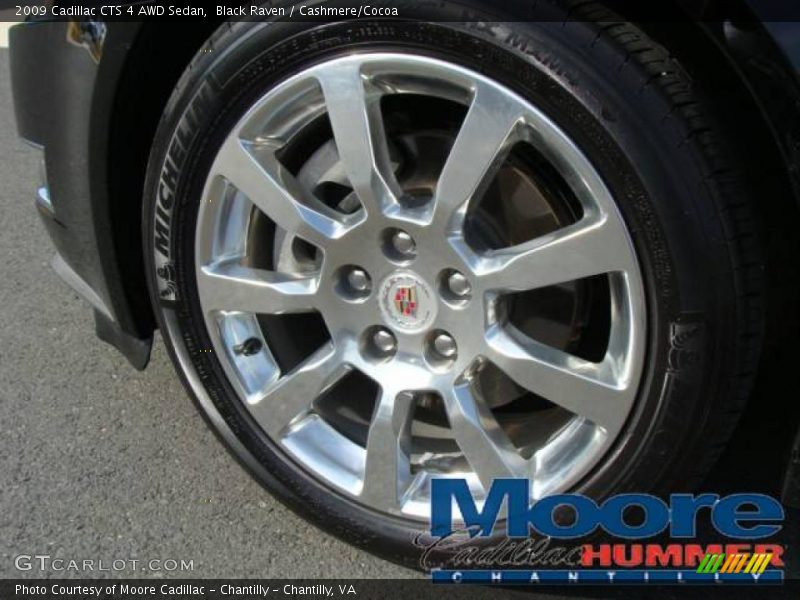 Black Raven / Cashmere/Cocoa 2009 Cadillac CTS 4 AWD Sedan