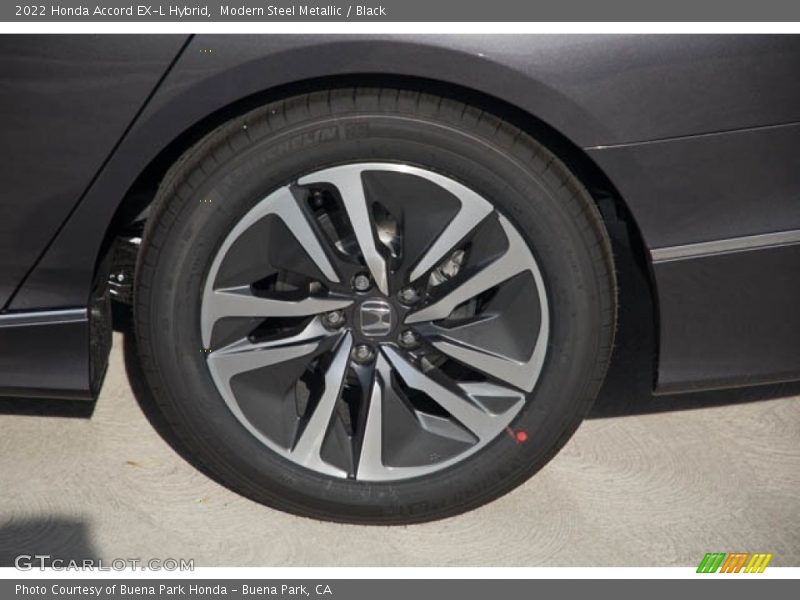 Modern Steel Metallic / Black 2022 Honda Accord EX-L Hybrid