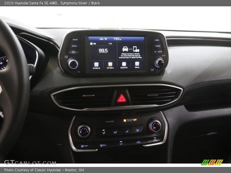 Controls of 2020 Santa Fe SE AWD